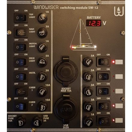 Windwiser SW-12 kapcsolópanel